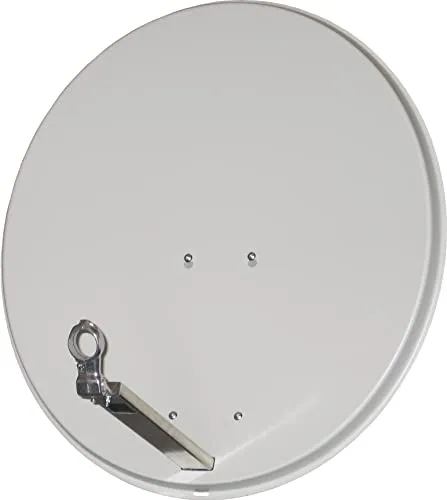 Sky Vision Ideal Satellitenschüssel 65 cm - Hellgrau - SAT-Antennen, 65 cm Durchmesser für optimalen Empfang, ideal für beste TV-Qualität.