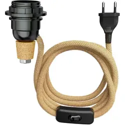 Tischlampe Korkenlampe FLAKO von ledscom.de