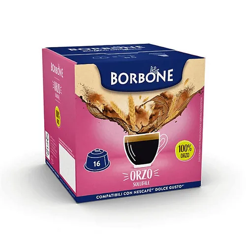 Caffè d'Orzo Kapseln Kompatibel Mit Dolce Gusto CAFFÈ BORBONE 16 Stück