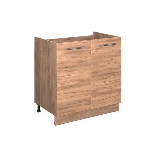 Vicco Spülenunterschrank Fame-Line, Goldkraft Eiche, 80 cm in gold von Vicco