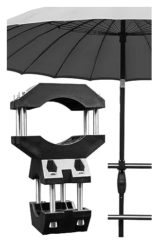 KD-TECH Stabiler Sonnenschirmhalter – Ideal für Balkon und Geländer