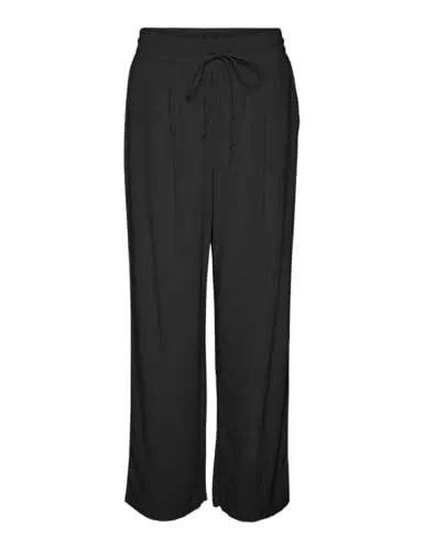 VERO MODA VMJESMILO Weite Hose WVN GA NOOS - Moderne weite Hose mit elastischem Bund, ideal für vielseitige Outfits. Ob lässig mit Sneakers oder schick mit Stiefeletten, diese Hose verbindet Komfort und Stil.