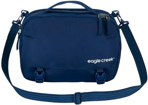 Eagle Creek Explore Mini Messenger Bag - Umhängetasche aus recyceltem Material mit praktischem Design, ideal für den Alltag und Fahrradtouren. Bequem verstellbare Schulterriemen und ausreichend Stauraum für alles Wichtige.