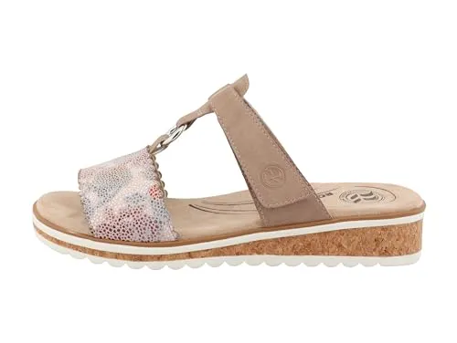 Romika Keilpantolette - Bequeme Wanderschuhe - Wanderschuhe mit 3 cm Keilabsatz, pflegeleichtem Kunstleder und ideal für entspannte Ausflüge in der Natur.