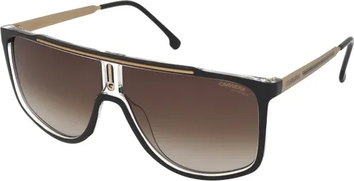 Carrera 1056s Sonnenbrille Schwarz Brown - Stilvolle Sportbrille für Männer - Sportbrillen mit UV400 Schutz und modischem Farbverlauf, ideal für aktive Männer, die Wert auf Stil und Schutz legen.