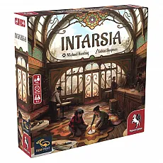 Intarsia von Pegasus Spiele - Brettspiel - Gesellschaftsspiel mit strategischem Denken und kreativen Gestaltungsmöglichkeiten, neu und originalverpackt für spannende Spielabende.