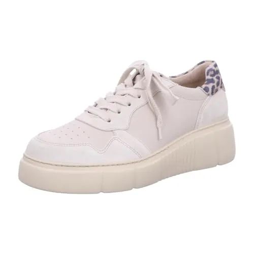 Paul Green 5401 Beige Gr. 38 Damen-Sneaker - Hochwertige Veloursleder-Sneaker mit herausnehmbarer Lederdecksohle und atmungsaktivem TENCEL-Innenfutter für optimalen Tragekomfort.