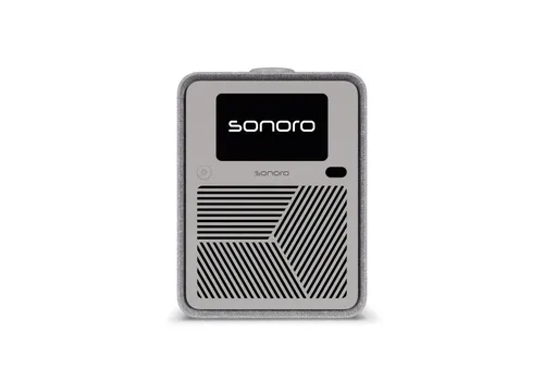 Sonoro ATRON DAB+ Lautsprecher, Grau/Silber von Sonoro