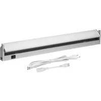 Oktaplex Rota Aluminium Unterbauleuchte 58cm - Unterschrank Beleuchtung mit schwenkbarer LED, 1085 Lumen und warmweißem Licht (3000K). Ideal für Küche und Büro, erweiterbar auf bis zu 12 Leuchten.