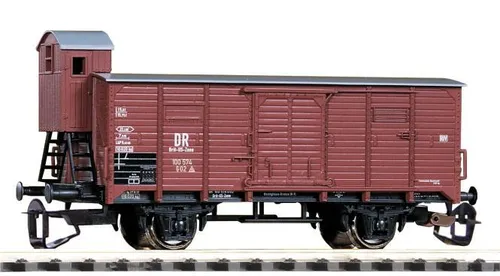 PIKO TT-Ged. Güterwagen G02 DR III m. Bhs 47760 in braun von PIKO