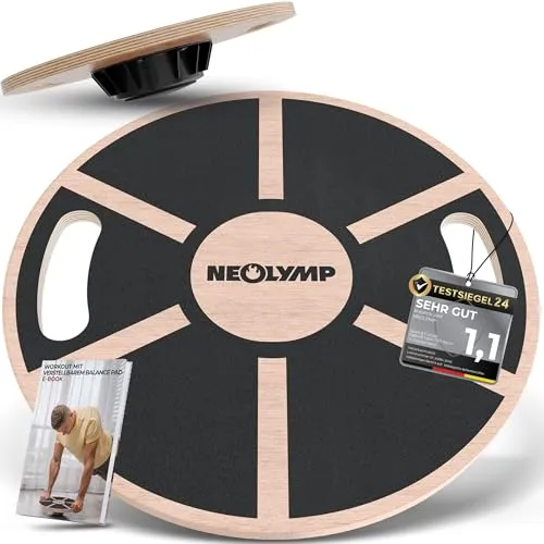 NEOLYMP Balance Board Holz mit Griffen von NEOLYMP
