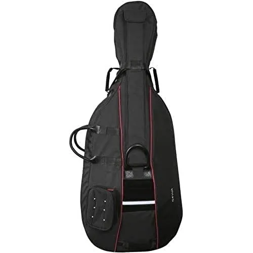 Gewa Cello Gig-Bag Prestige 4/4 - Hochwertige Cordura-Tasche für Cello, ausgestattet mit Rucksackgurten und zusätzlichem Platz für Bogen und Noten - perfekt für Musiker unterwegs.