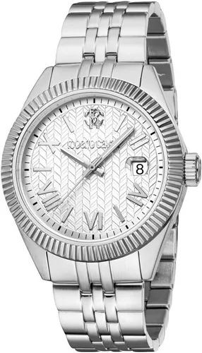 Roberto Cavalli Quarzuhr Uomo Classico III RC5G113M0045 - Elegante Herrenuhr mit Edelstahlarmband und wasserdicht bis 10 bar, perfekt für stilbewusste Männer.