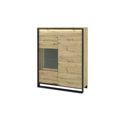Highboard Borba , holzfarben , Maße (cm): B: 110 H: 140 T: 41.0