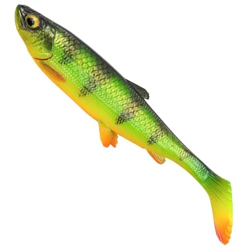 Savage Gear 3D Herring Shad V2 - Gummifische, Farbe:Firetiger, Länge/Gewicht/Packungsinhalt:21.5cm / 65g / 1 Stück