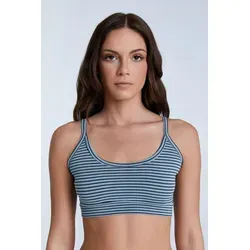 Albero Natur Bustier Damen Bustier blau|bunt|grau S