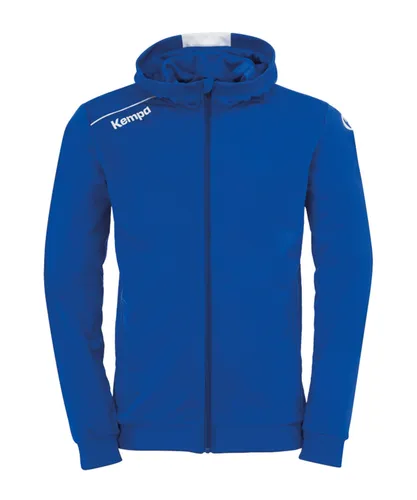 Kempa Trainingsjacke PLAYER HOOD JACKET Unisex XXL - Funktionsjacke mit Kontrasteinsatz an der Kapuze, ideal für Sport und Freizeit, sorgt für besten Tragekomfort dank 2face dry tech.