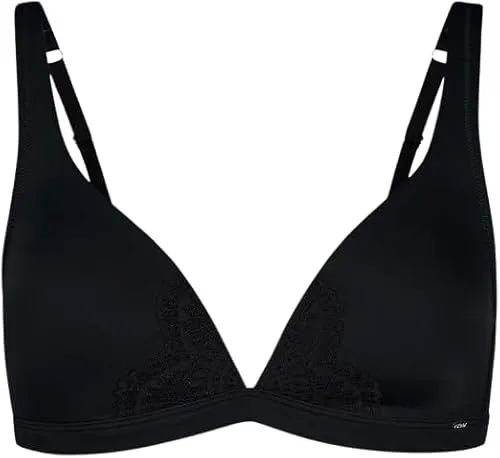 Skiny Triangel-BH Spitze schwarz 85 - Funktionsunterwäsche mit verführerischer Spitze, ohne Bügel für optimalen Tragekomfort – ideal für jeden Tag.