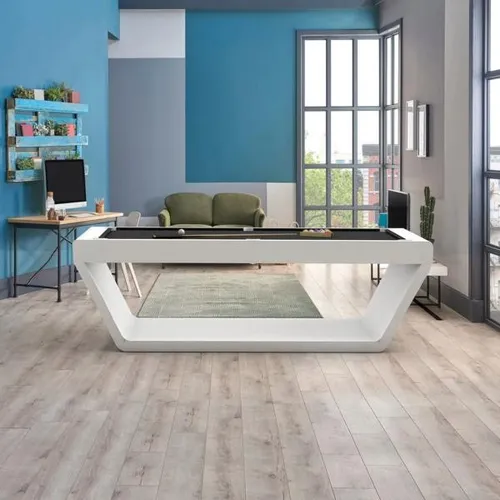Billardtisch 7ft Pooltisch Kugeltisch für Freizeit - Ideal für entspannte Spielabende, dieser 7 Fuß Billardtisch bietet eine robuste Bauweise und einen eleganten weißen Look. Maße: 234 x 135 x 85 cm.