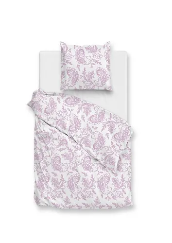 Heckett and Lane Bettwäsche Lilac-Pink 135x200cm - Bettwäsche-Set in stilvollem Lilac-Pink, bietet hohen Schlafkomfort und verleiht Ihrem Schlafzimmer eine frische Note.