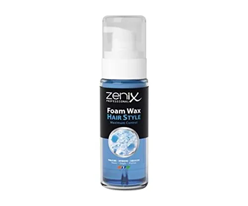 Zenix Foam Wax Volumen 150ml | Styling Schaum für Männer | Haarprodukt mit Starkem Halt | Stylingprodukt für Struktur, Volumen & Glanz | Schaum Wax | Haar-Mousse Herren | Frischer Duft