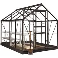 Produktbild Halls Gewächshaus Popular 86 Schwarz 5 m²