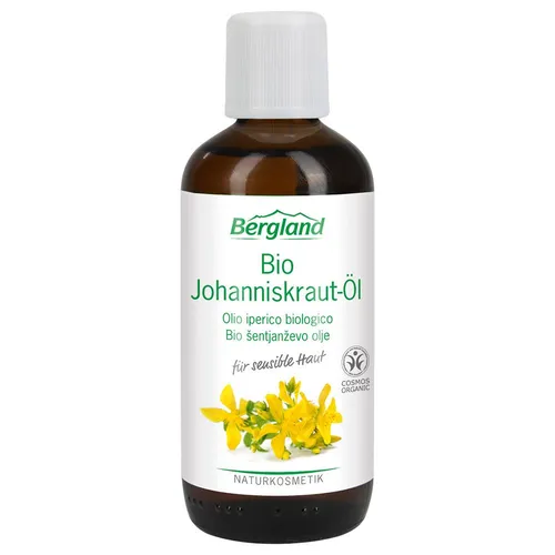 Johanniskraut Öl 100 ml - Arzneimittel zur Unterstützung des emotionalen Wohlbefindens, ideal bei Stress und Stimmungsschwankungen, von Bergland Pharma