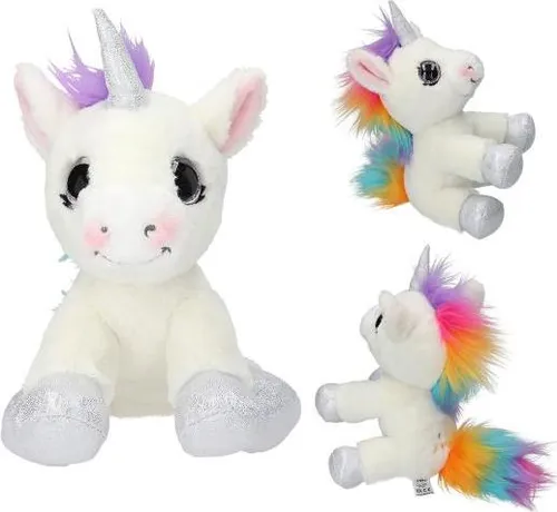 Depesche Plüsch Einhorn weiß 22 cm - Ylvi Kuscheltier Spielzeug