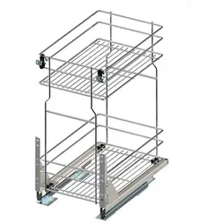 Prima-Online Auszugsunterschrank 150-600 mm - Einbauküchen-Komponenten, flexibler Küchenauszug mit Bodenschiene für optimale Raumausnutzung und einfachen Zugang