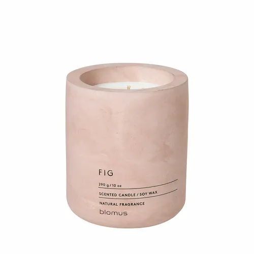 blomus FRAGA Duftkerze - Rose Dust - Kerzen & Teelichter, elegante Duftkerze aus Beton in zartem Rosaton, ideal für stimmungsvolle Akzente und entspannende Düfte im Wohnraum.