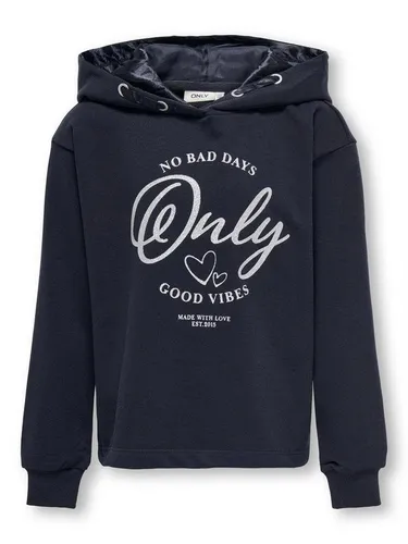 KIDS ONLY Hoodie KOGWENDY GLITTER LS HOOD etwas kürzerer Schnitt