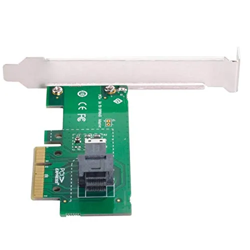 cablecc Kabel PCI-E 4X zu U.2 U2 Kit SFF-8639 NVME PCIe SSD Adapter für Mainboard SSD 750 p3600 p3700 M.2 SFF-8643