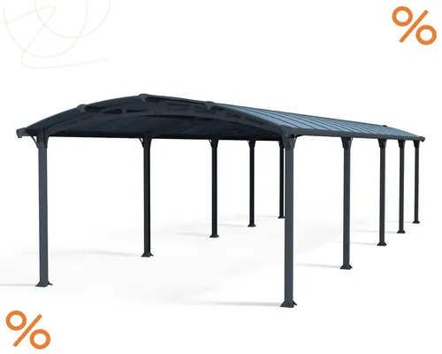 Doppelcarport Palram – Canopia Arcadia 10600, anthrazit