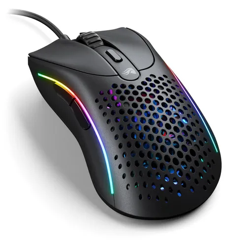 Glorious Gaming Model D 2 - Ergonomische 58g Wired Gaming Mouse, 26K optischer Sensor und 6 programmierbare Tasten für maximale Präzision und Komfort