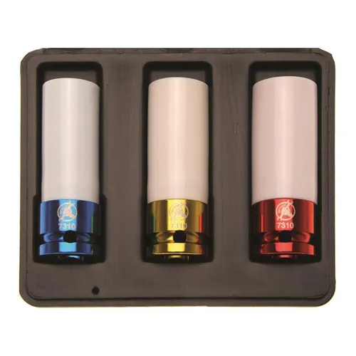 BGS-7310 I Kraft-Schoneinsätze, 12,5 (1/2), 17-19-21 mm, 3-tlg.