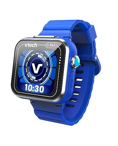VTech KidiZoom Smart Watch Max, Kinderuhr mit Spielen, Dual-Kamera für Fotos und Selfies, 8 Spiele, Schrittzähler, Farbdisplay, lustige Effekte und mehr, für Babys ab 4 5 6 7 Jahren