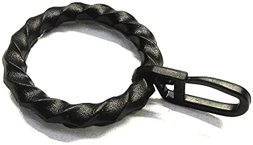 Gardinen- & Vorhangringe Schwarz von rewagi