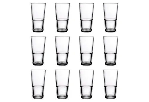 WAS Longdrinkglas Longdrinkgläser, Trinkgläser 12er-Set - Grande S, 480 ml