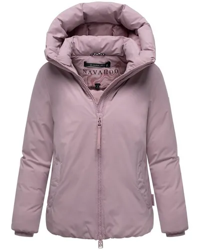 Navahoo Winterjacke Blütenlicht 14 Warme Damenjacke mit hohem Kragen