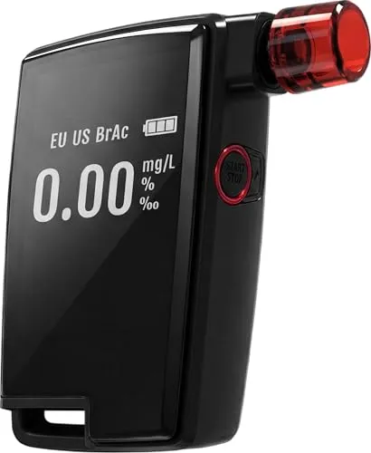 ACE Alkoholtester Schwarz 0.00 bis 4.00 ‰ von ACE