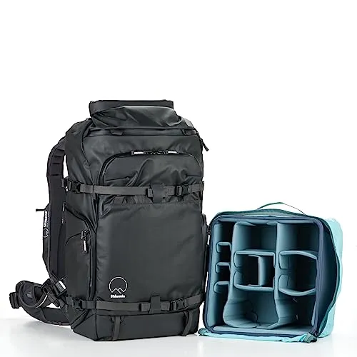 Shimoda Action X50 v2 Starter Kit - Schwarz - Outdoor-Rucksack mit mittlerem Kameraeinsatz, ideal für DSLR Kameras und perfekt für Abenteuer in der Natur.