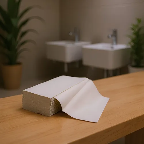 Falthandtücher 1-lagig V-Falz 25x23cm natur plastikfrei nachhaltig umwelt 5000