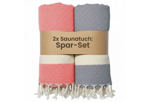 furora HOLIDAY Saunatuch Saunahandtuch Saunatuch Damen + Herren, Hamamtuch groß 100x200 XXL