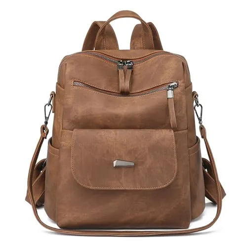 Wasserdichter Damen Rucksack aus PU Leder