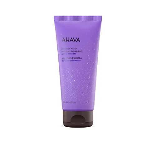 Ahava DeadSea Plants - Mineral Shower Gel Spring Blossom 200 ml - Duschmittel mit revitalisierenden Mineralien aus dem Toten Meer, sorgt für ein erfrischendes Duscherlebnis und pflegt die Haut.