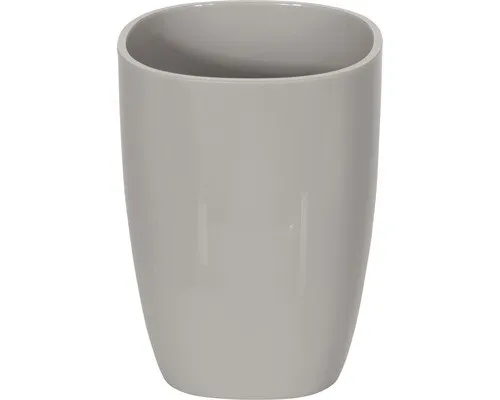 Zahnputzbecher Spirella Pure taupe