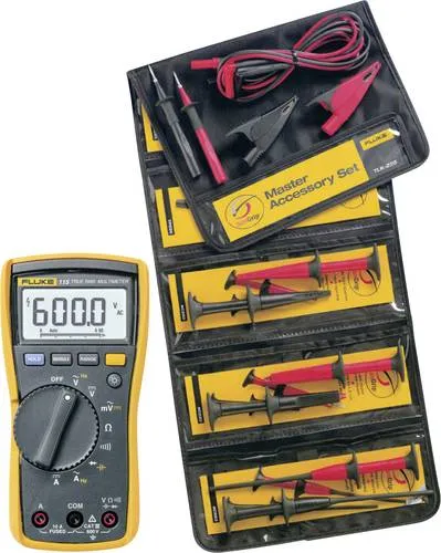 Fluke FLK115/TLK-225-1 Hand-Multimeter - Sonstige Elektroinstallationsartikel mit 6000 Counts Anzeige, ideal für präzise elektrische und elektronische Prüfungen im Feldeinsatz.