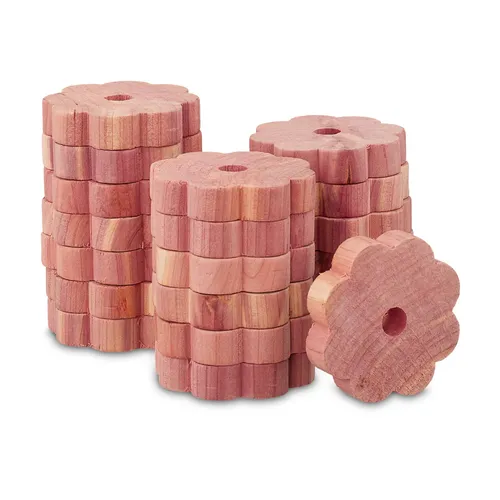 Zedernholz mottenschutz Mottenringe aus Holz Anti-Motten Ringe 20 Stück 1 x 5 cm