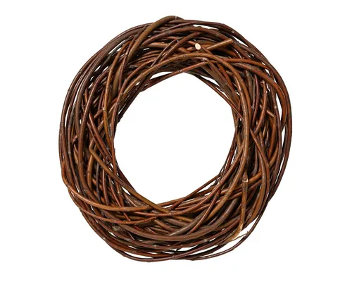 Weidenkranz 30cm Natur - Bastelkranz für kreative DIY Projekte - Nussknacker - 30cm großer Weidenkranz aus nachhaltigen Materialien, ideal für individuelle Dekorationen zu jedem Anlass.