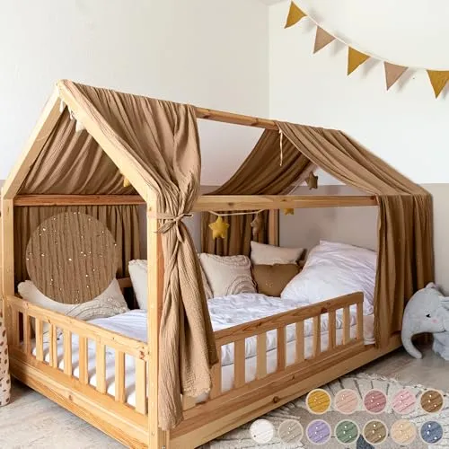 lilimaus Hausbett Himmel mit Gold Applikation – 12 Farben von lilimaus
